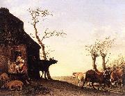paulus potter Driving the Cattle to Pasture in the Morning Germany oil painting artist